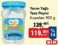 KUŞADASI YARIM YAĞLI TAZE PEYNİR 900 G